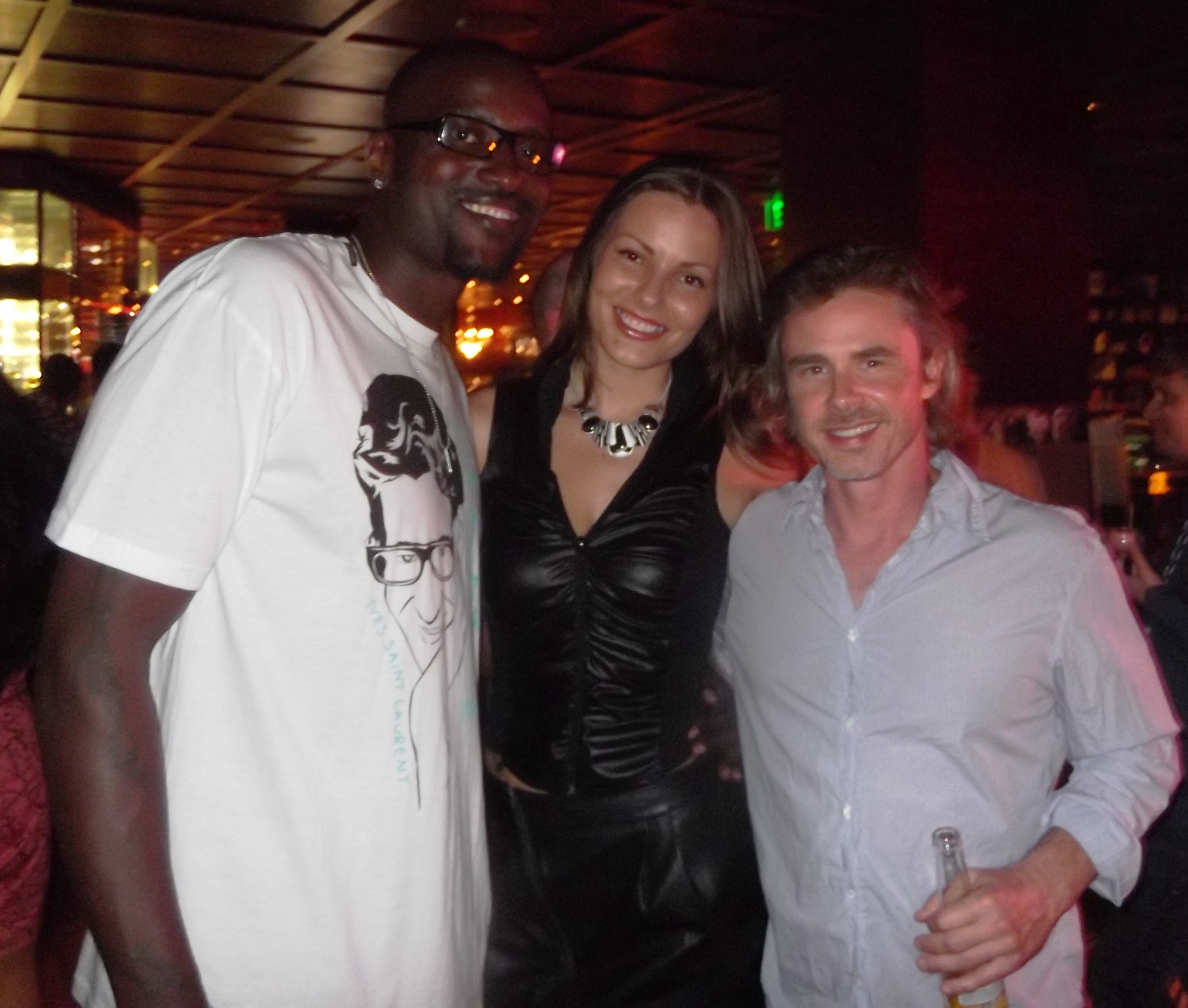 Wrap party with True Blood co-star Sam Trammell