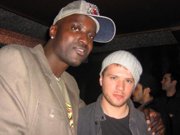 With actor Ryan Phillippe
