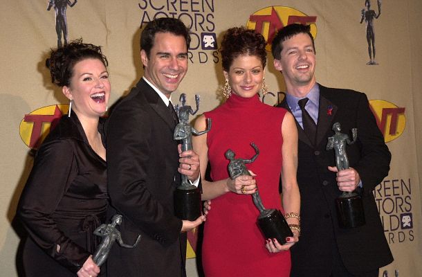 Sean Hayes, Eric McCormack, Debra Messing and Megan Mullally