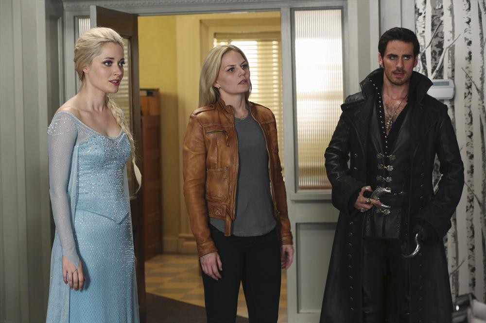 Still of Ginnifer Goodwin, Colin O'Donoghue and Georgina Haig in Once Upon a Time (2011)