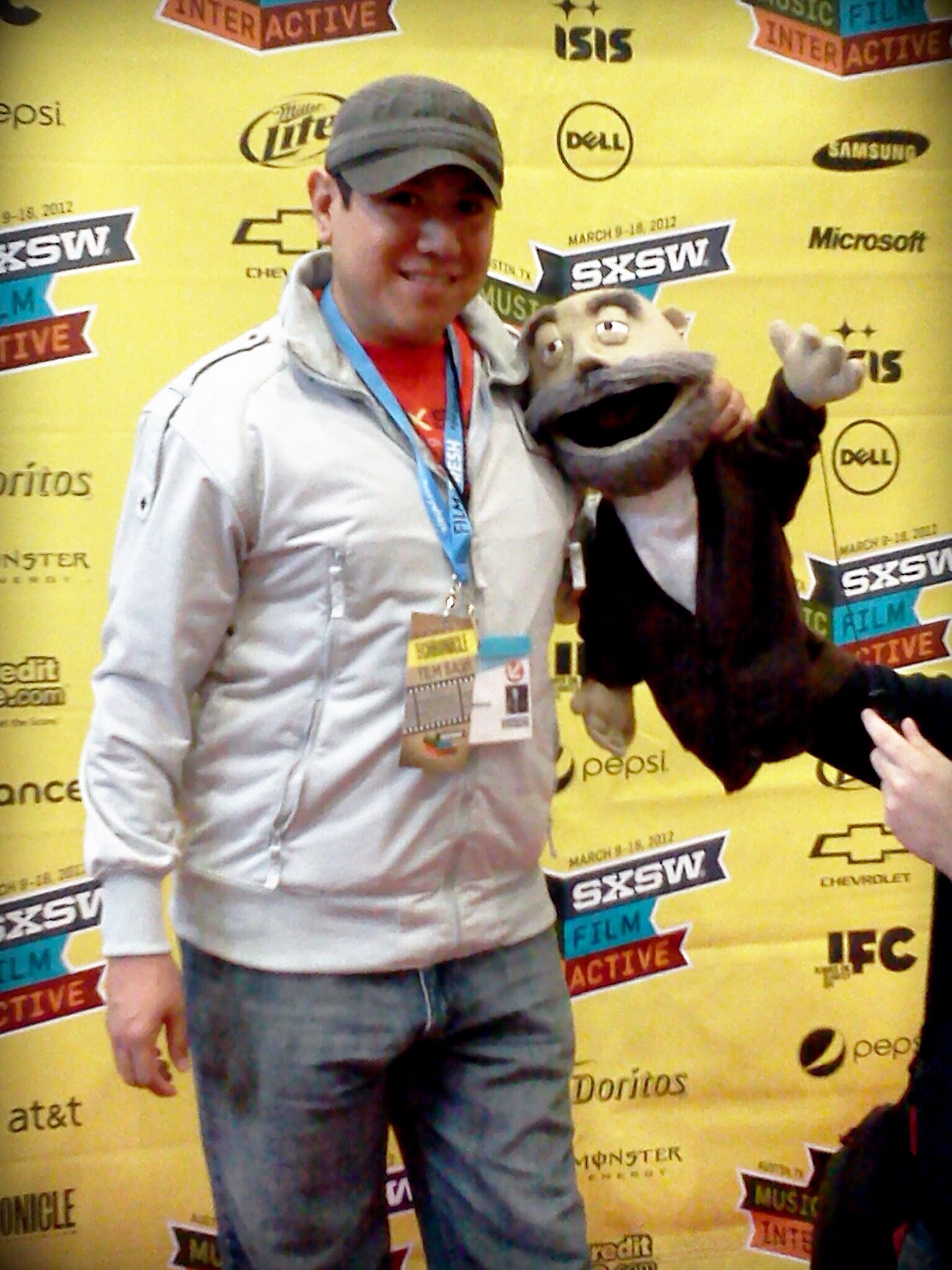 Red carpet with the Jim Henson workshop at SXSW 2012