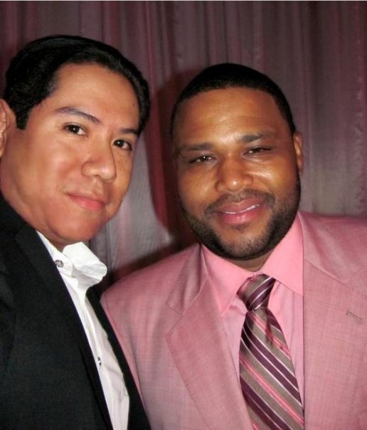 Xavier Ramirez and Anthony Anderson at Dallas Rocks: Diamond Empowerment Fund Dinner & Pave 09 Afterparty