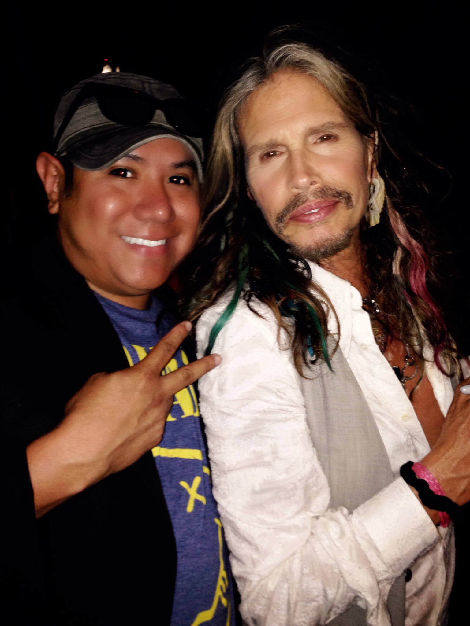 'Sin City: A Dame to Kill For' Red Carpet Premiere with Xavier Ramirez and Steven Tyler of Aerosmith.