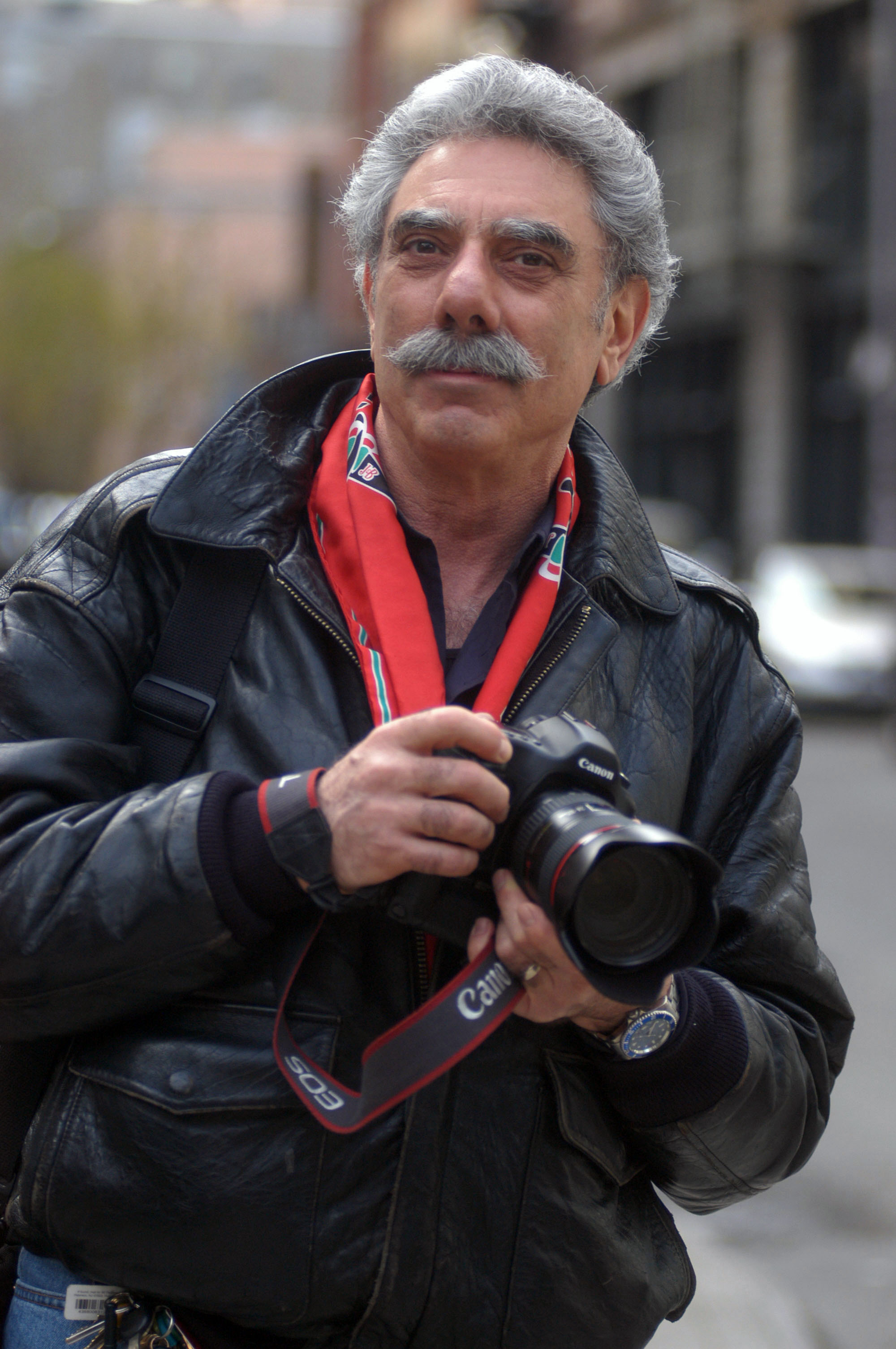 Photojournalist Allan Tannenbaum in Tribeca