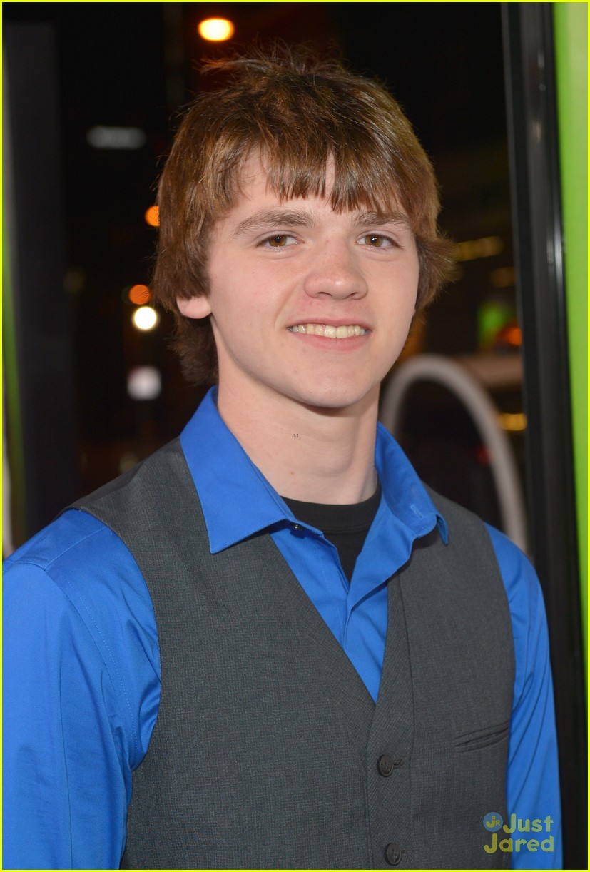 Joel Courtney at the premiere of 