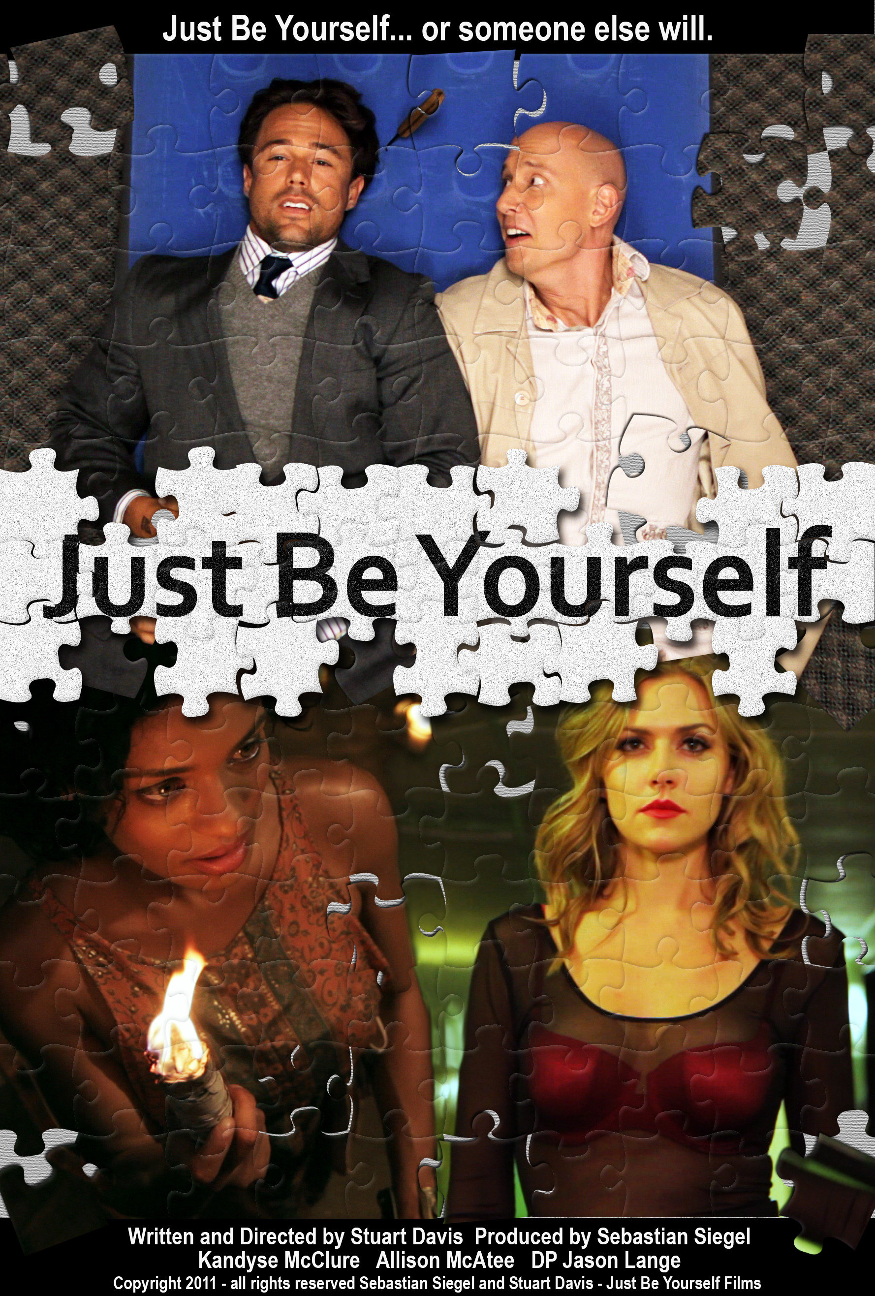 Kandyse McClure, Sebastian Siegel, Allison McAtee and Stuart Davis in Just Be Yourself (2014)