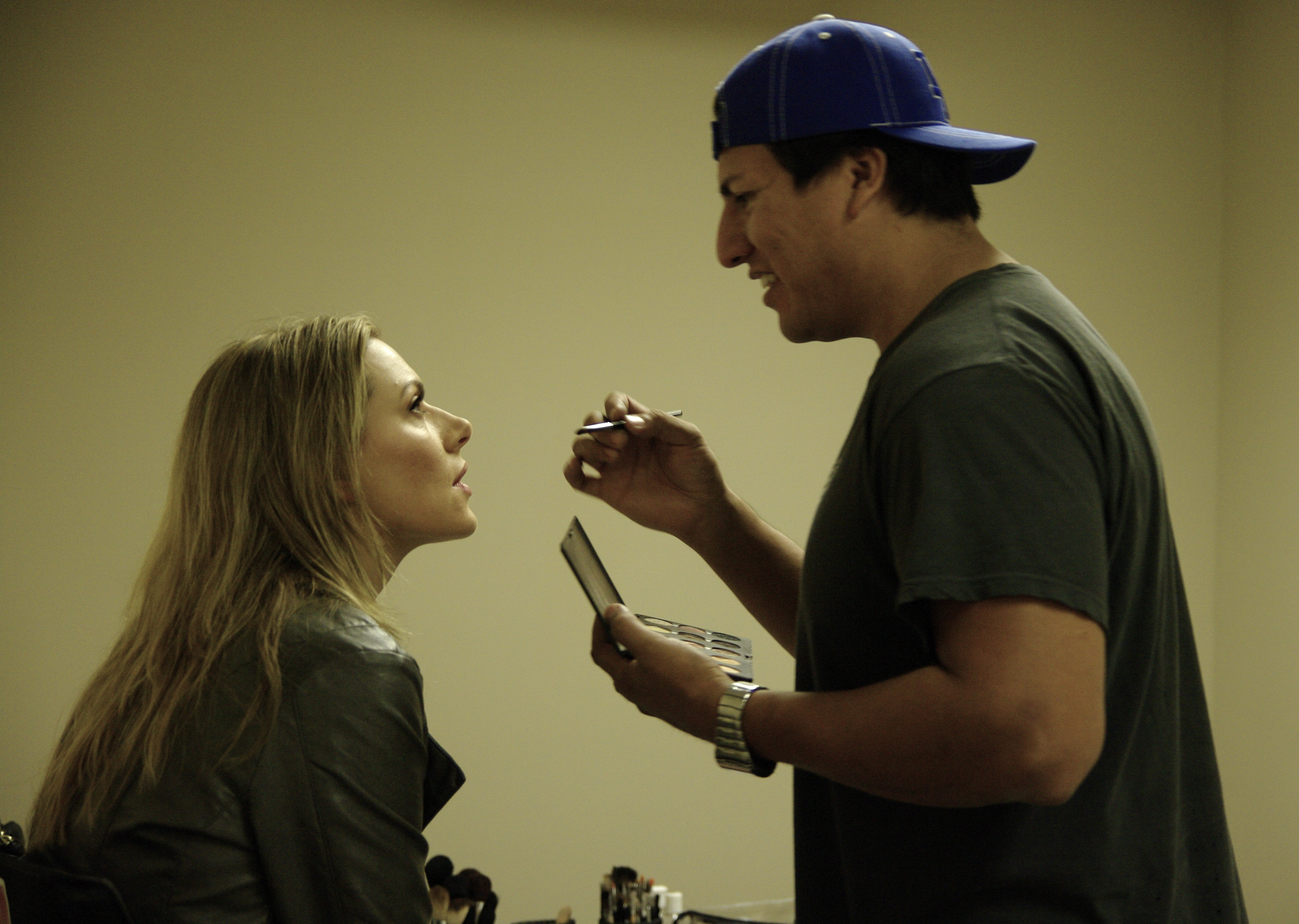 Octavio Solis and Allison McAtee in Just Be Yourself (2014)