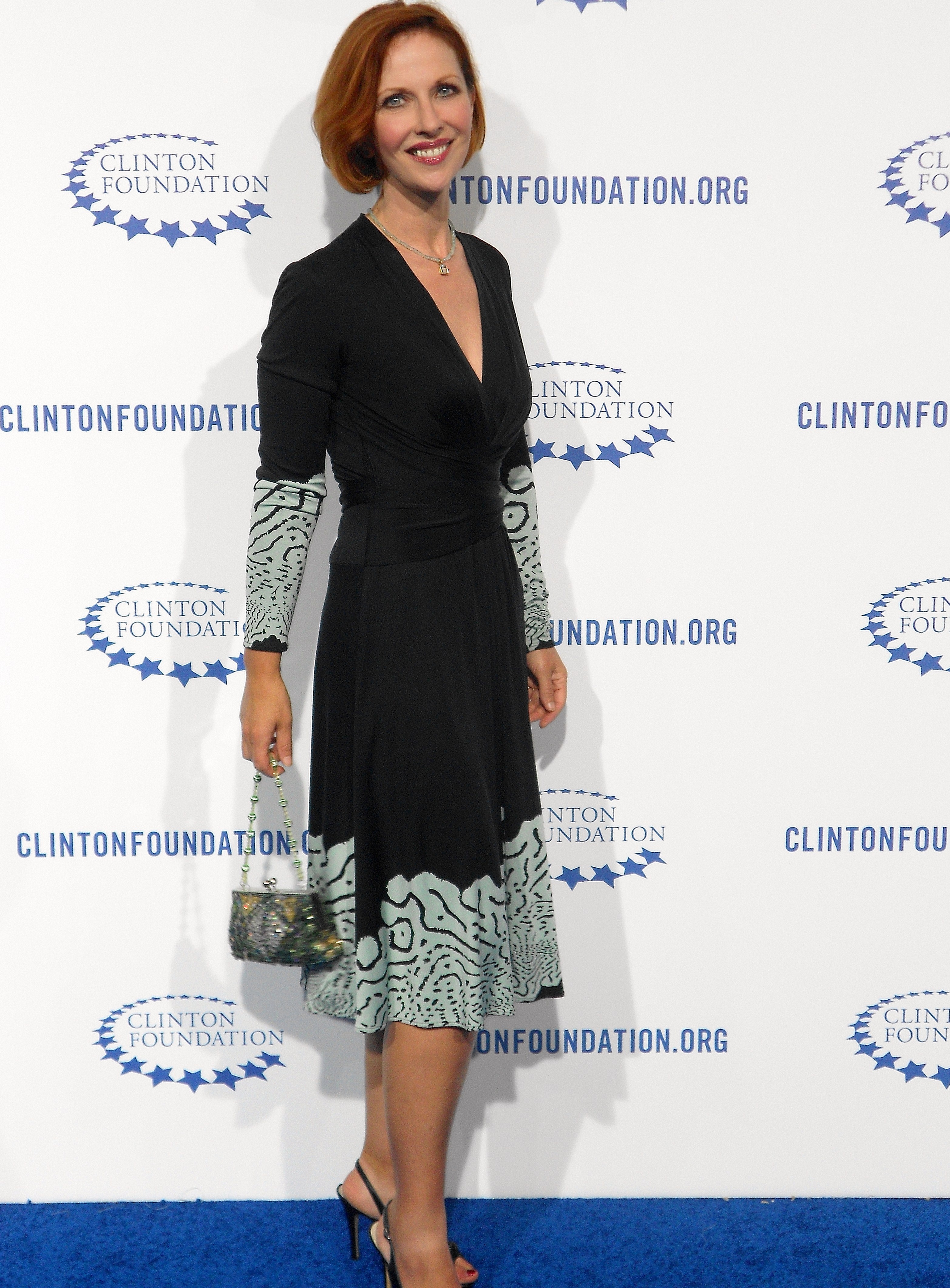 Actress Rachel O'Meara attending The Clinton Foundation 65th Birthday Dinner, Hollywood Palladium.