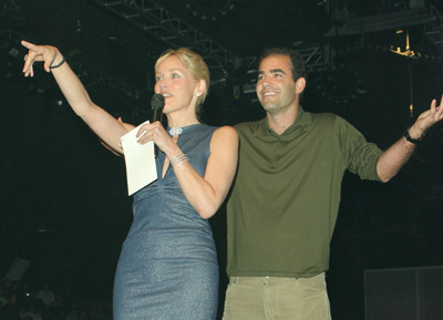 Sharon Stone and Pete Sampras