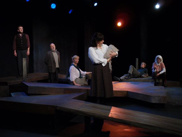 Gwenfair Vaughan as Polly Garter in 'Under Milk Wood' at the North Eastern Theater, USA.