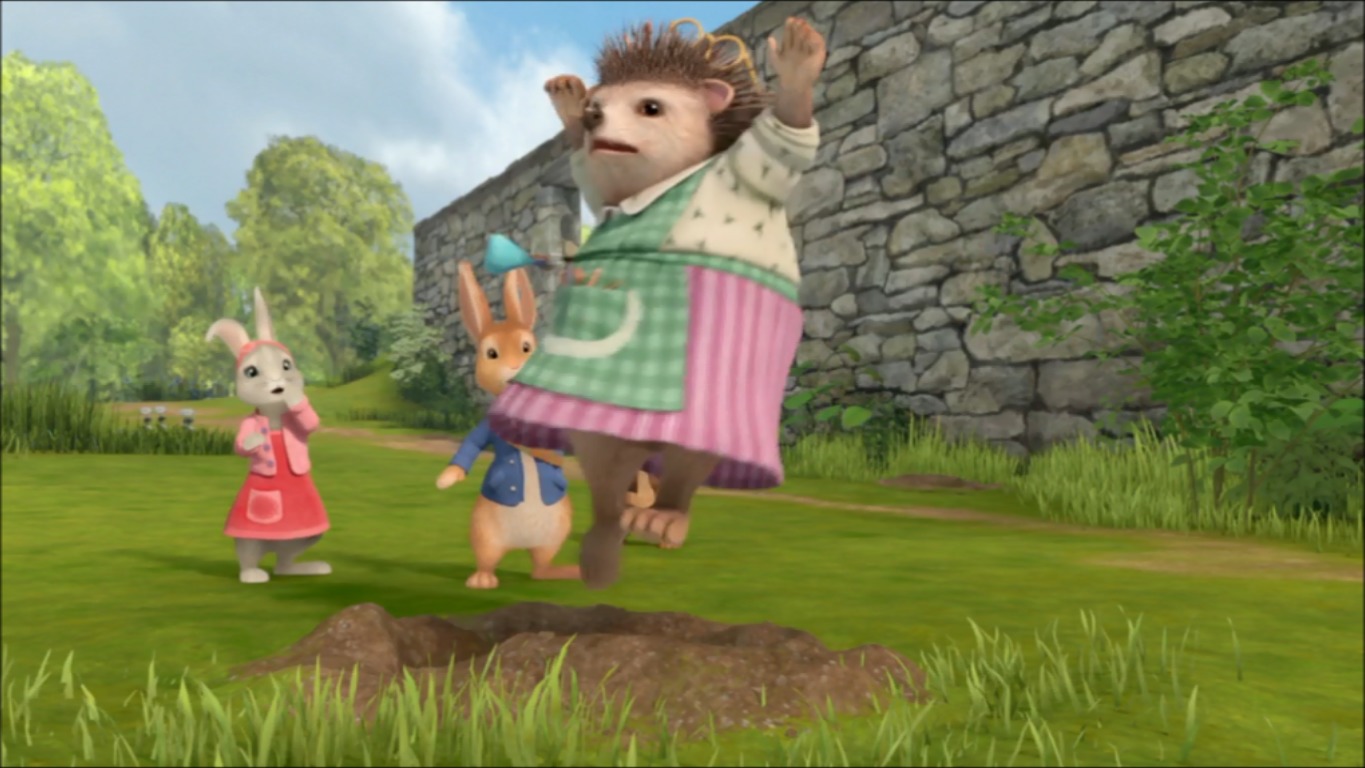 Gwenfair Vaughan voices the principal role of the comedic Mrs Tiggy-Winkle in the EMMY award-winning 'Peter Rabbit' series' on Nickelodeon USA, BBC UK & ABC Australia.