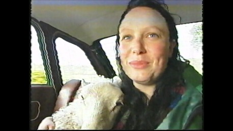 Still of Gwenfair Vaughan as series regular Megan in the second season of the Hafod Haidd/Barley Farm comedy series.