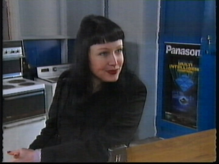 Still of Gwenfair Vaughan in the recurring role of Janice Morgan on the Pengelli drama series.