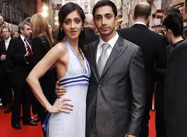 Manjinder Virk and Riz Ahmed at BAFTA TV Awards.