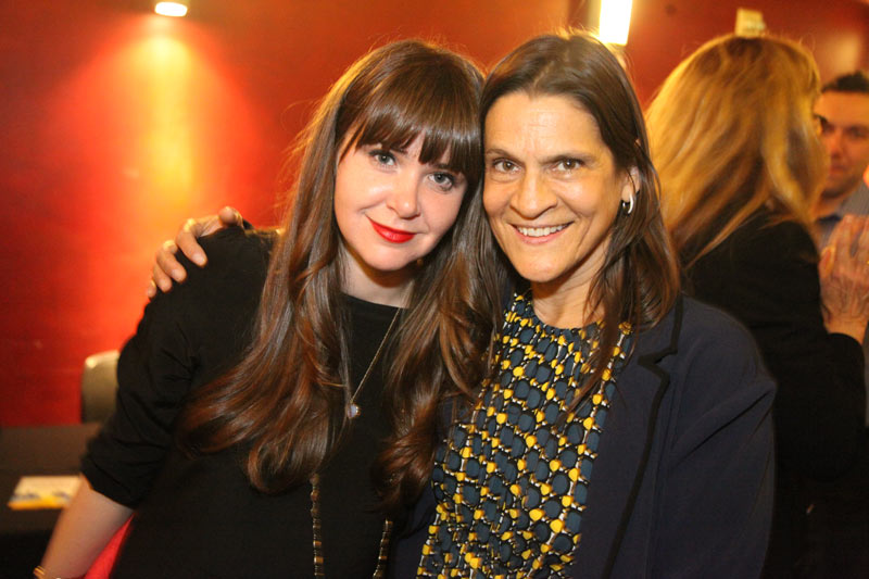Rachel Fleischer & AIleen Getty at the Arclight screening of WIthout A Home