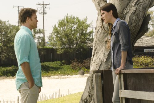 Still of Michael C. Hall and Jennifer Carpenter in Deksteris (2006)