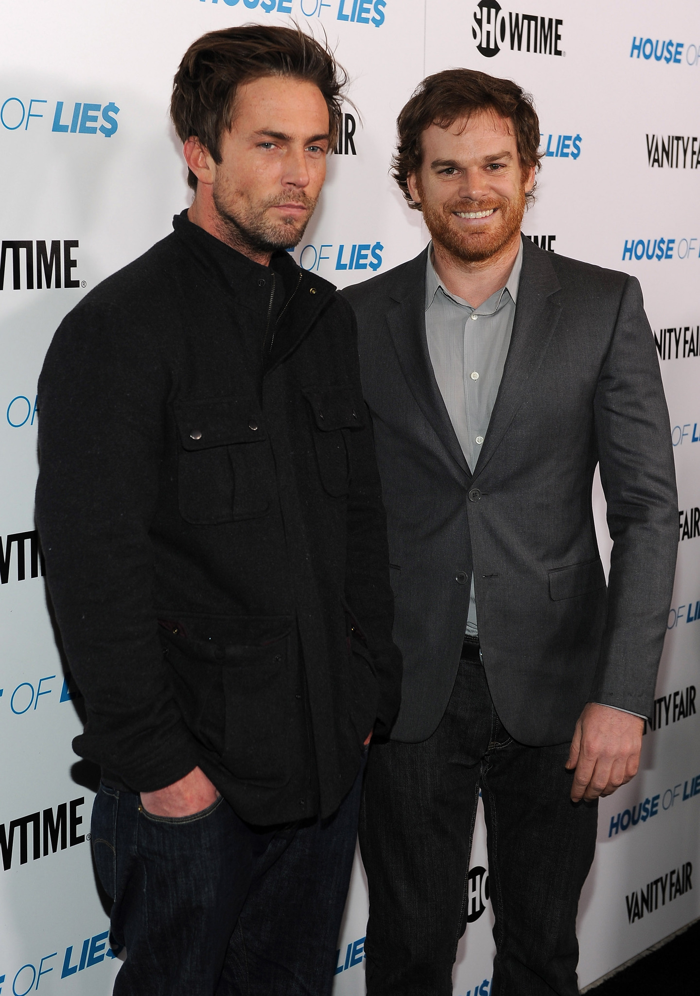 Desmond Harrington and Michael C. Hall at event of House of Lies (2012)