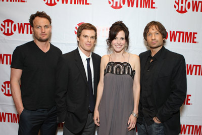 David Duchovny, Mary-Louise Parker, Jason Clarke and Michael C. Hall