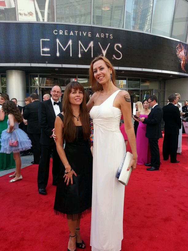 With Susana Hornil at the Creative Arts Emmys.