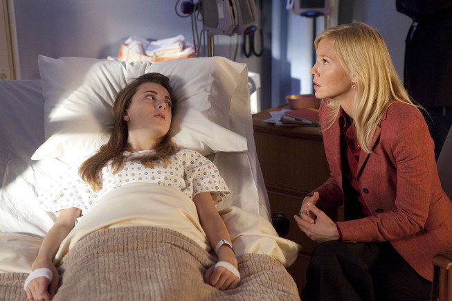 Still of Juliette Goglia and Kelli Giddish in Past Life: Saint Sarah (2010)