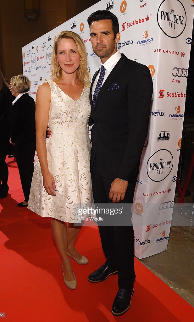 Michelle Nolden and Benjamin Ayres attend the 2015 Producers Ball at TIFF.
