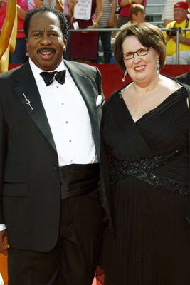 Phyllis Smith and Leslie David Baker