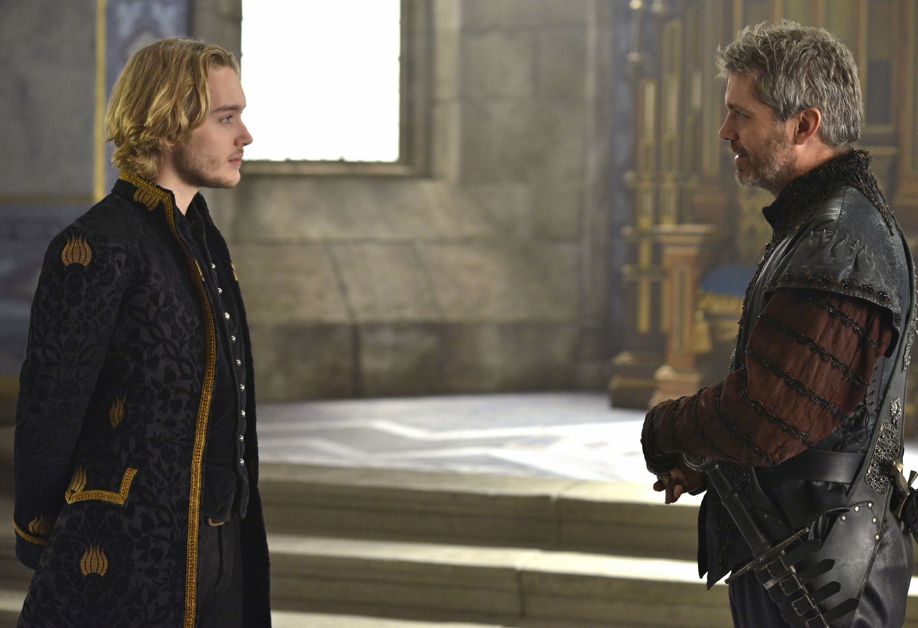 Still of Toby Regbo and Gil Darnell in Reign