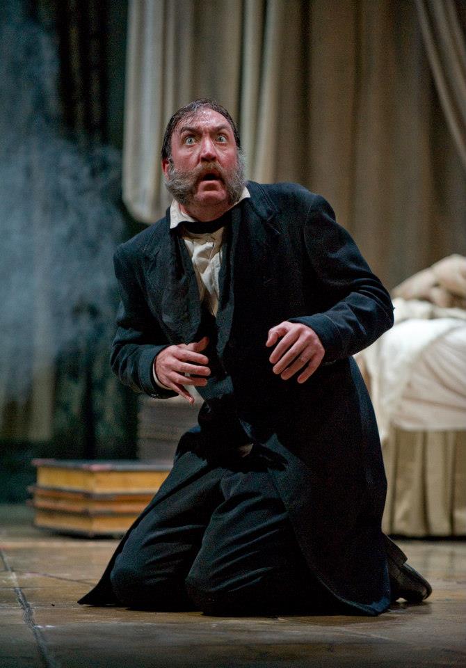 As Scrooge in A Christmas Carol, Milwaukee Repertory Theatre 2012,2013.