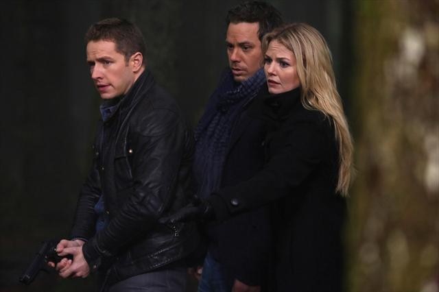 Still of Jennifer Morrison, Michael Raymond-James and Josh Dallas in Once Upon a Time (2011)