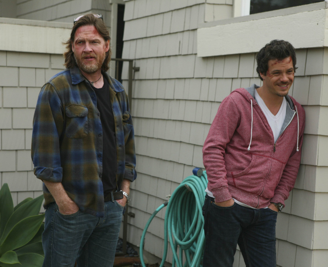 Still of Donal Logue and Michael Raymond-James in Terriers (2010)