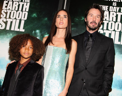 Jennifer Connelly, Keanu Reeves and Jaden Smith at event of The Day the Earth Stood Still (2008)