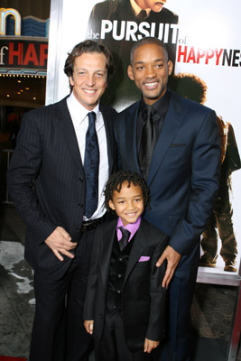 Will Smith, Gabriele Muccino and Jaden Smith at event of The Pursuit of Happyness (2006)