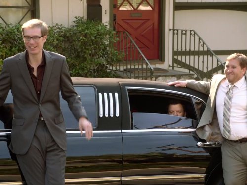 Still of Stephen Merchant and Nate Torrence in Hello Ladies (2013)