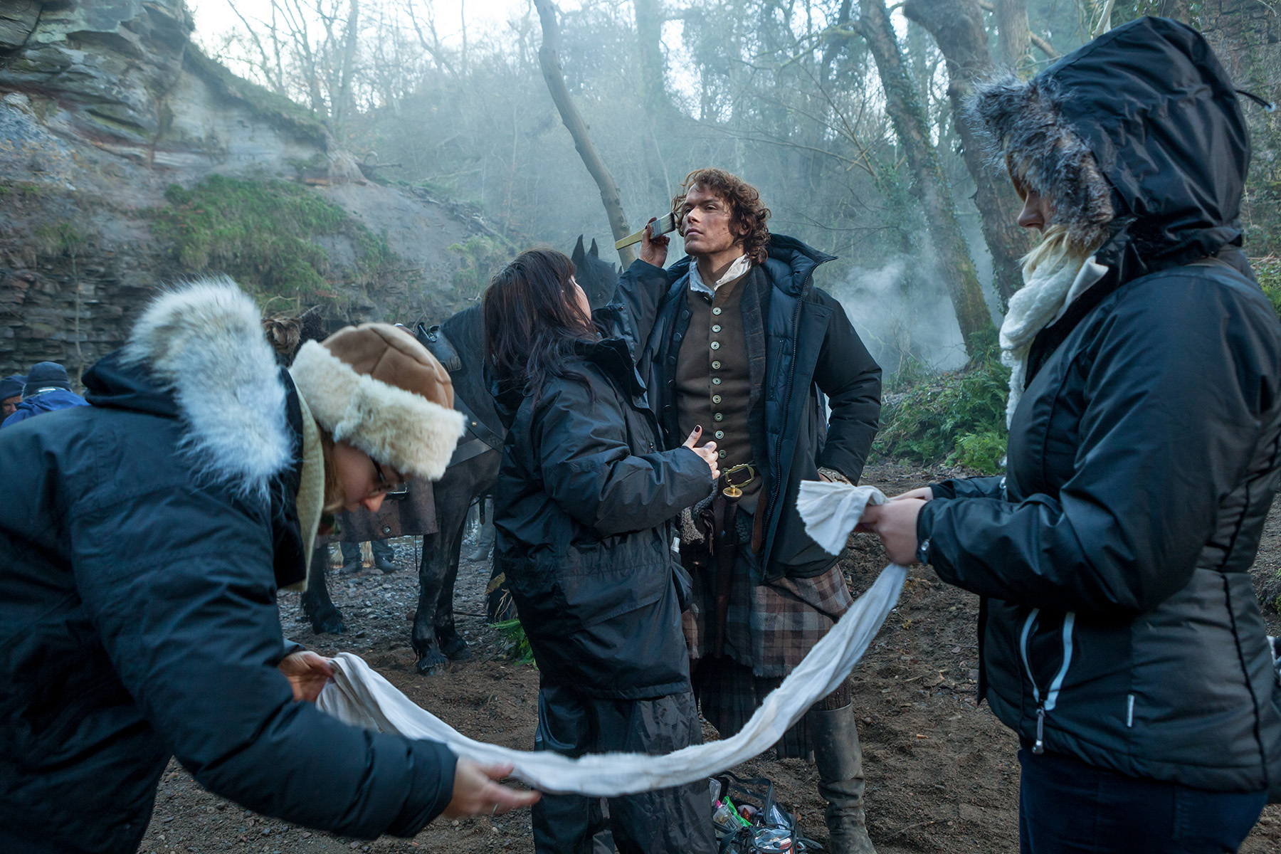 Still of Sam Heughan in Outlander (2014)