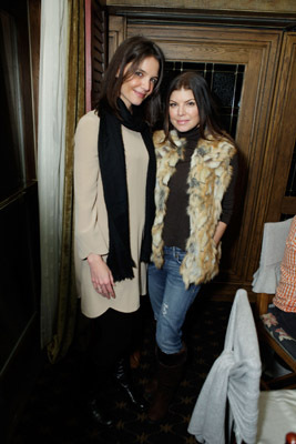 Fergie and Katie Holmes