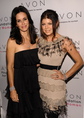 Courteney Cox and Fergie