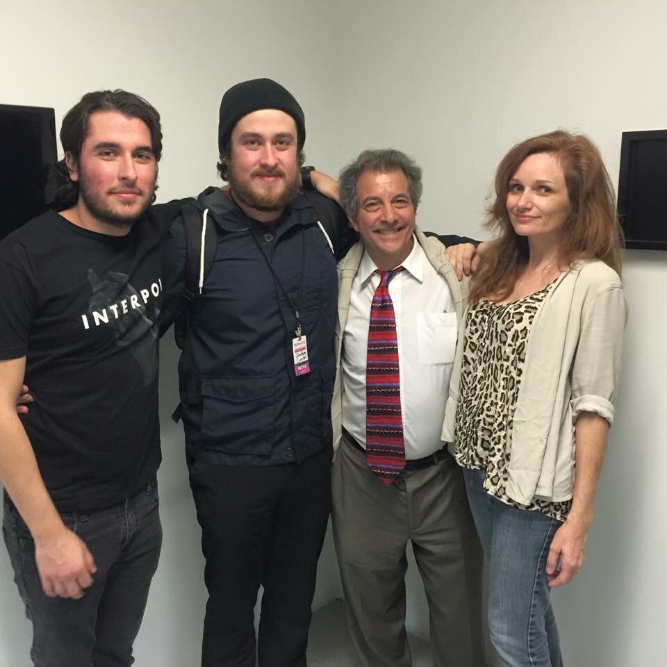 Michael Cuartas, Jonathan Cuartas, Douglas Rill, and Amy Hoerler at the O Cinema screening of 