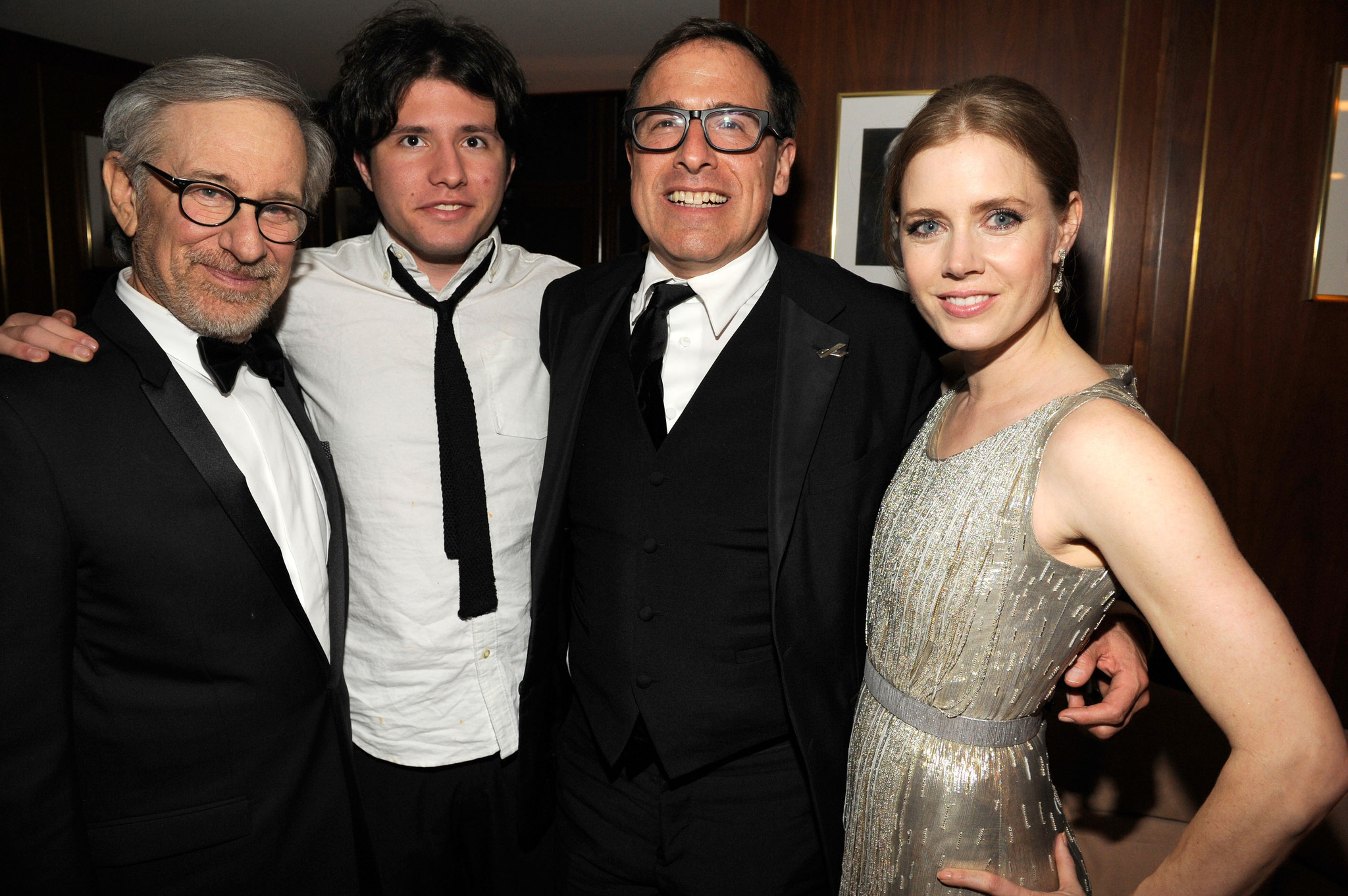 Steven Spielberg, Amy Adams, David O. Russell and Matthew Antonio Grillo Russell