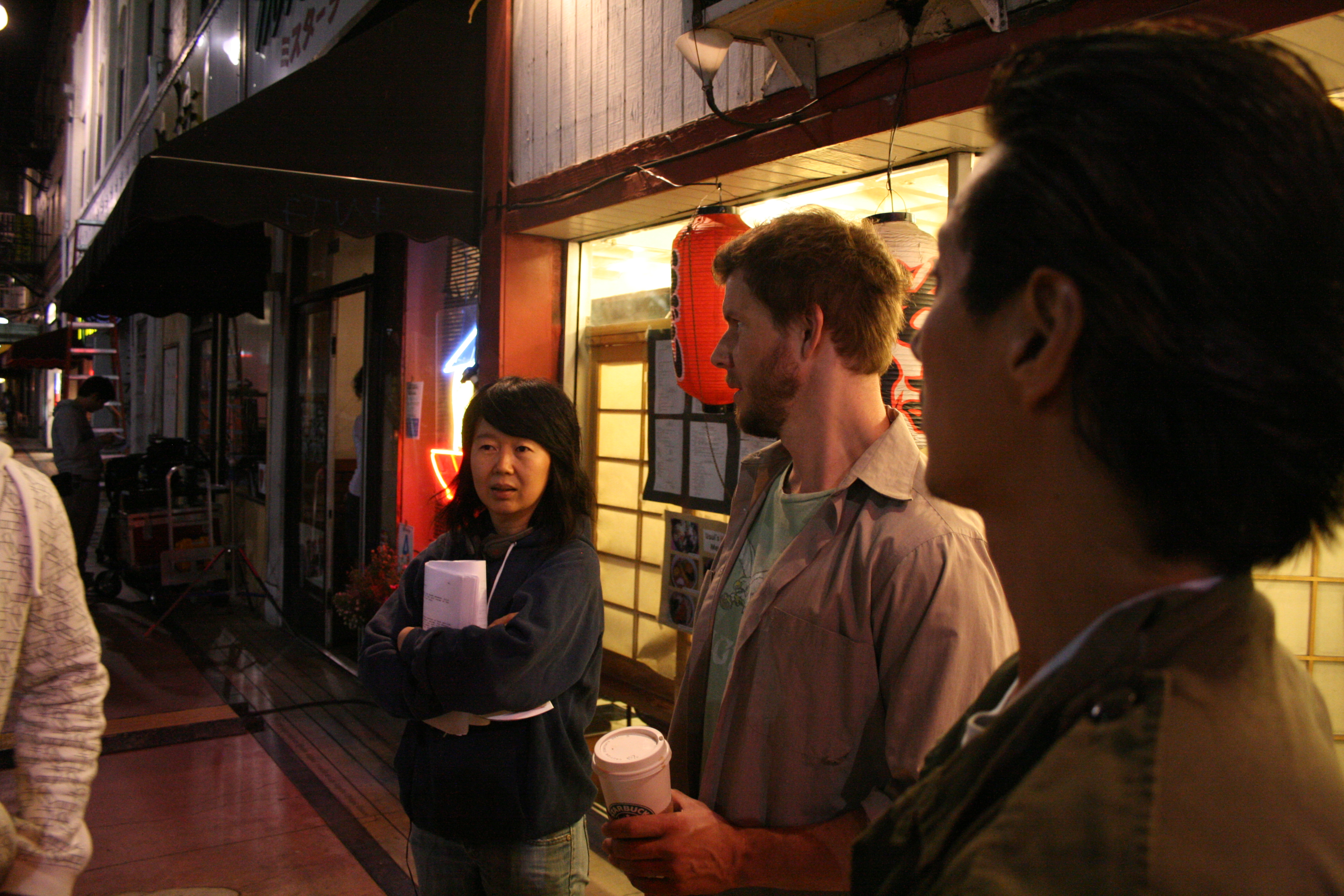 Still of Mun Chee Yong, Eric Mabius and Will Yun Lee in Where the Road Meets the Sun