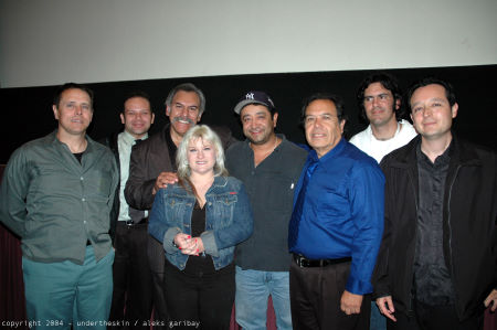 The Cast with director Mario de La Vega at the 2004 LA Film Festival