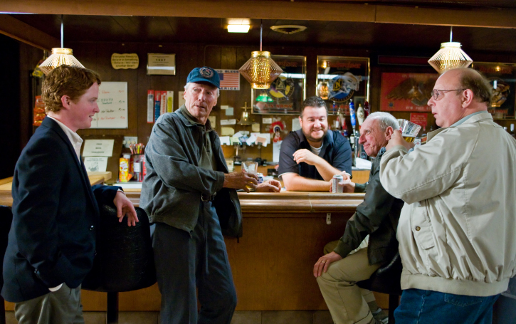 Still of Clint Eastwood, Davis Gloff, Greg Trzaskoma and Christopher Carley in Gran Torino (2008)