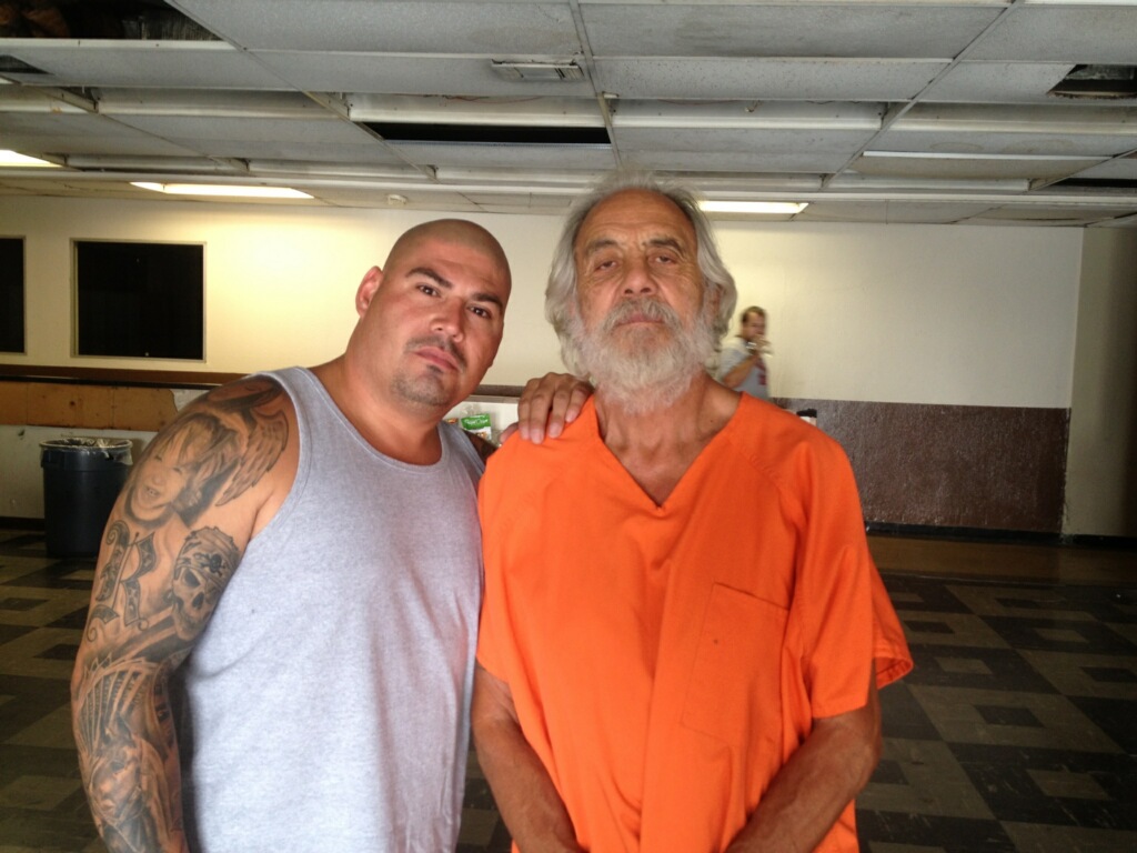 On set of Its Gawd with Tommy Chong