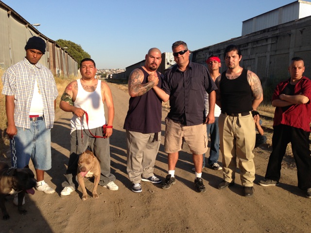 William Rocha with Director Daniel Zirilli on set of Road Run; Shot in Tijuana, Mexico