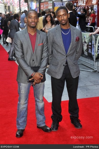 Aml Ameen and Mikel Ameen London Premiere