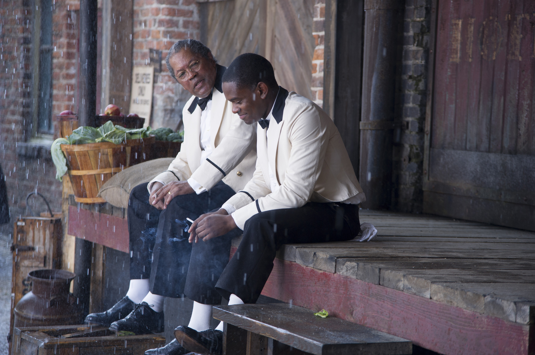 Still of Clarence Williams and Aml Ameen in The Butler (2013)