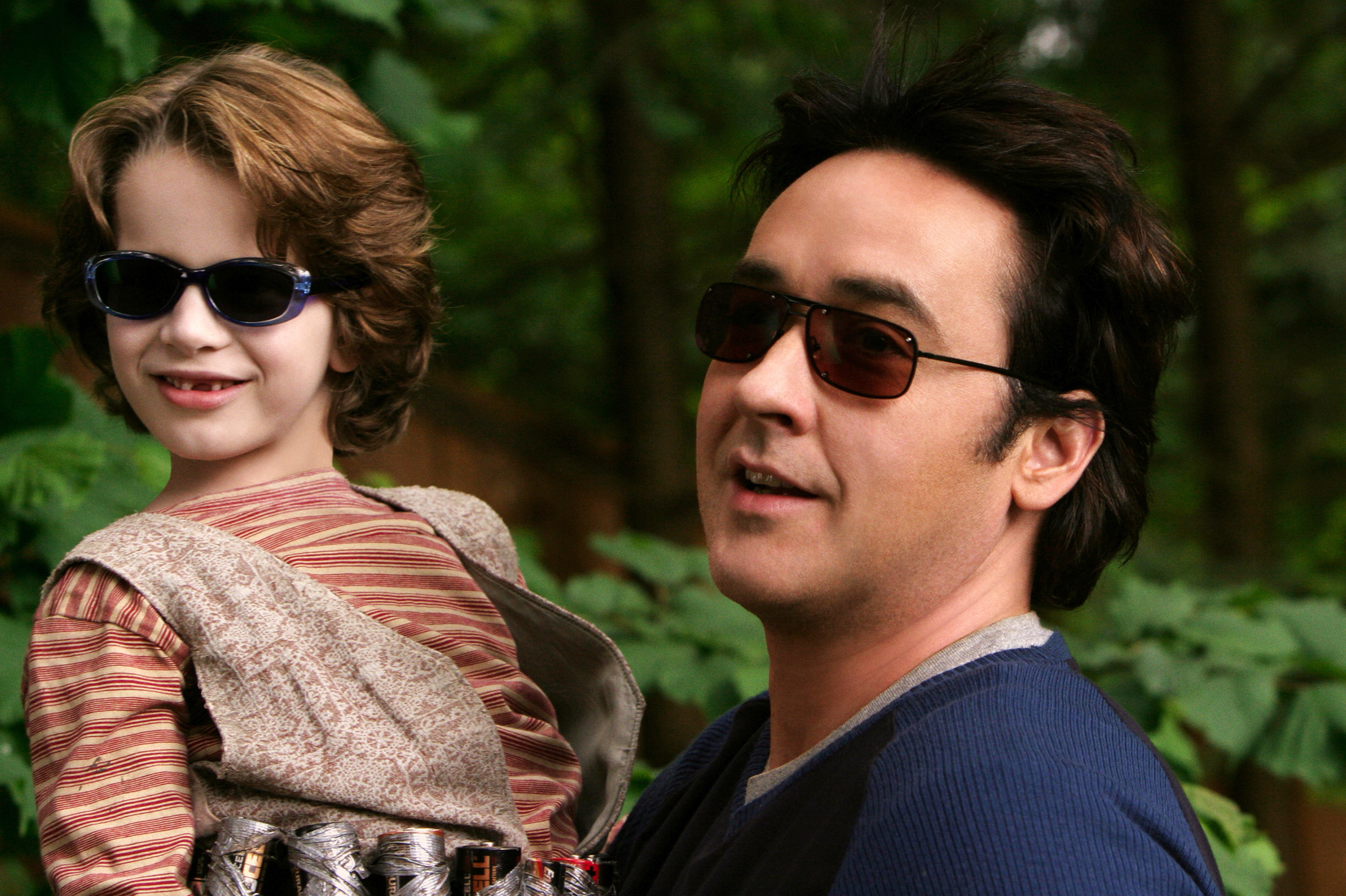 Still of John Cusack and Bobby Coleman in Martian Child (2007)