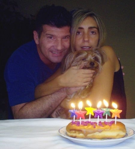 Carlo, wife Mariana & baby Anush on his sixth birthday celebration.