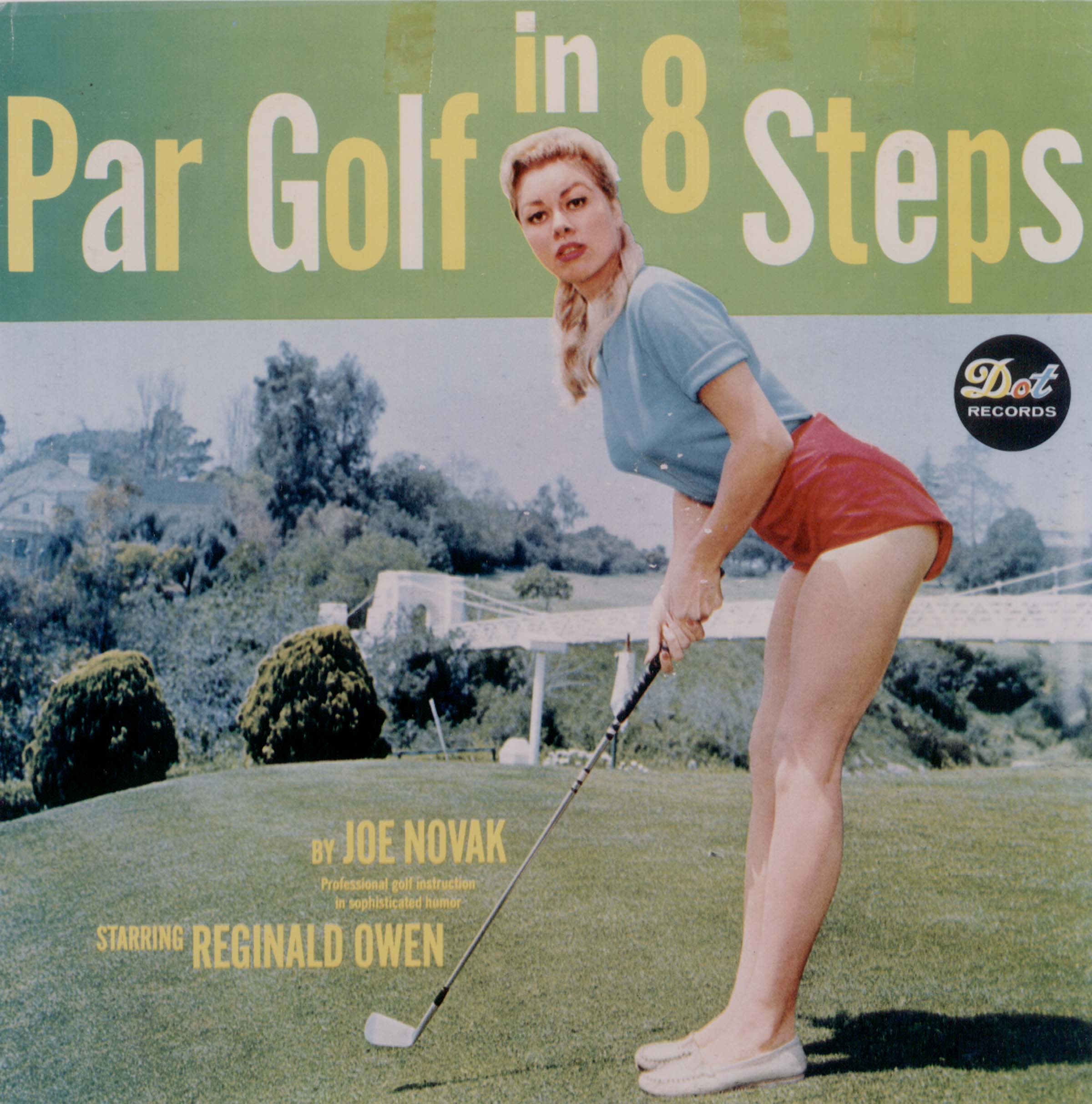 JEANNE CARMEN on album cover for PAR GOLF IN 8 STEPS