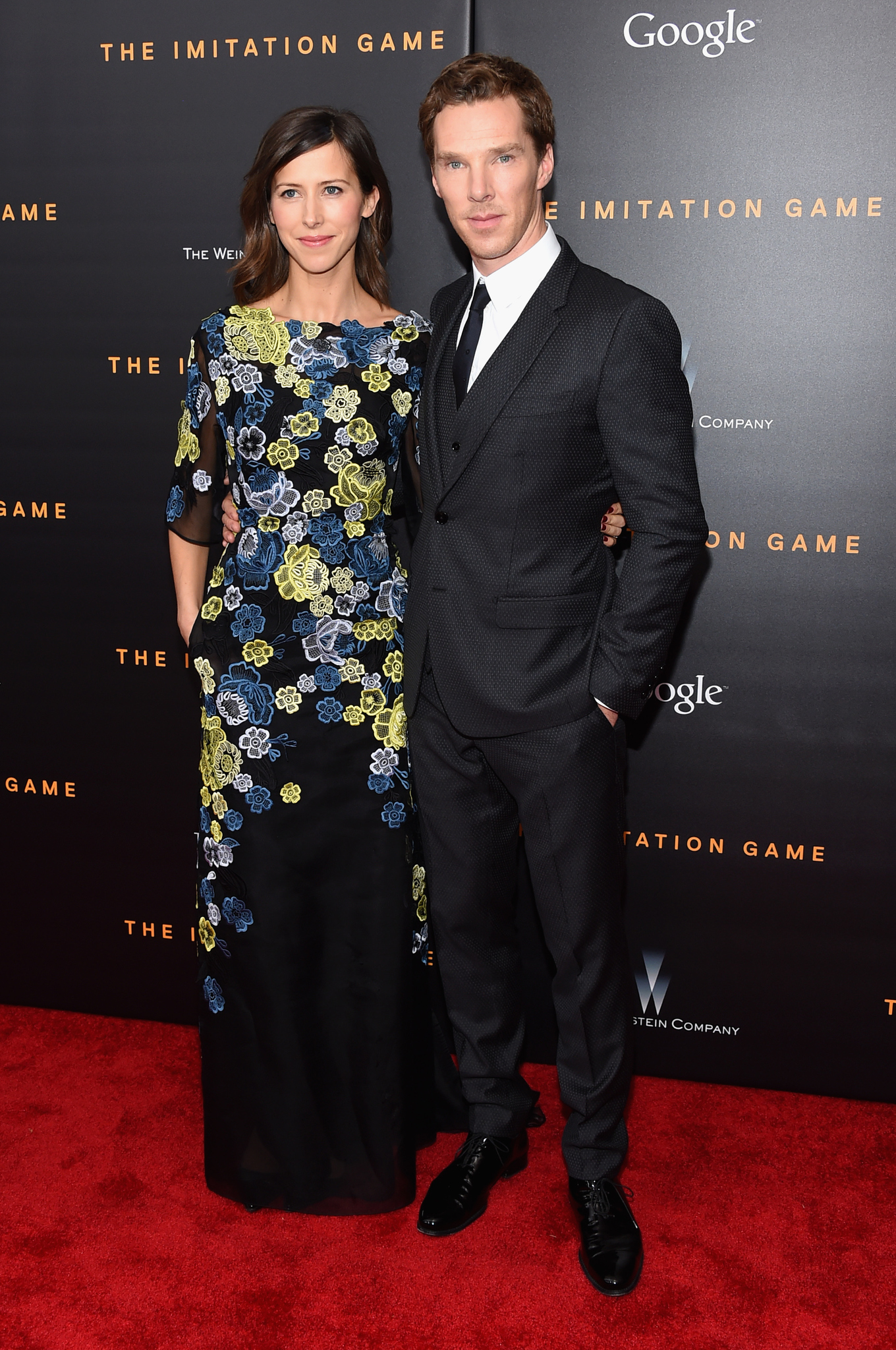 Benedict Cumberbatch and Sophie Hunter at event of The Imitation Game (2014)