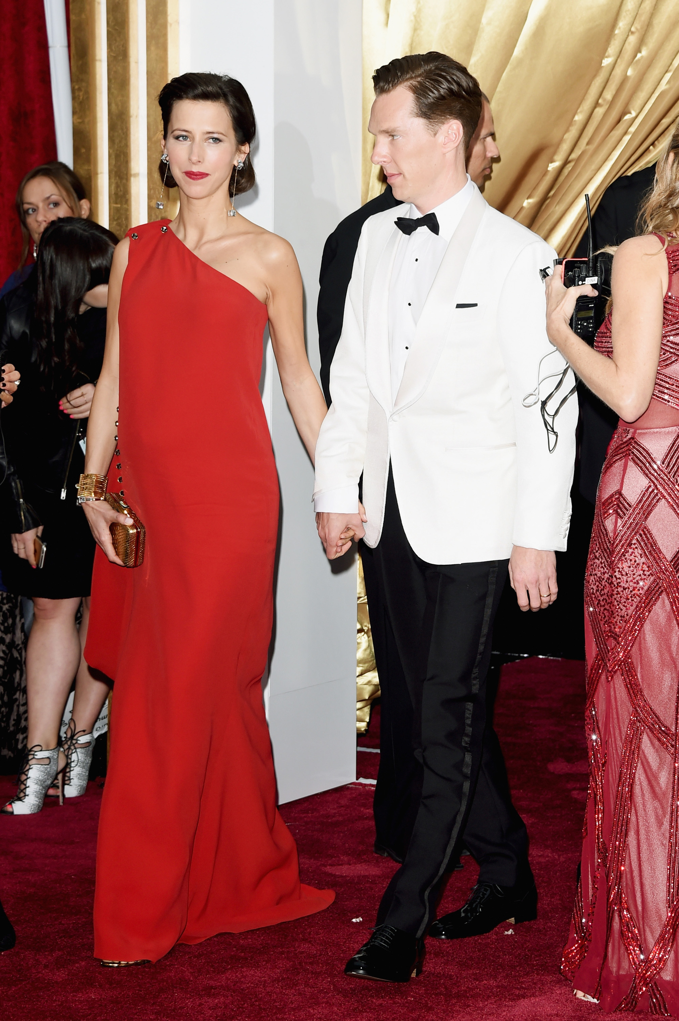 Benedict Cumberbatch and Sophie Hunter at event of The Oscars (2015)